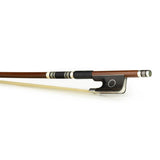 ELS BA-90-R viola bow, 4/4, HQ pernambuco, round stick, full silver mounted with silver thumb protection