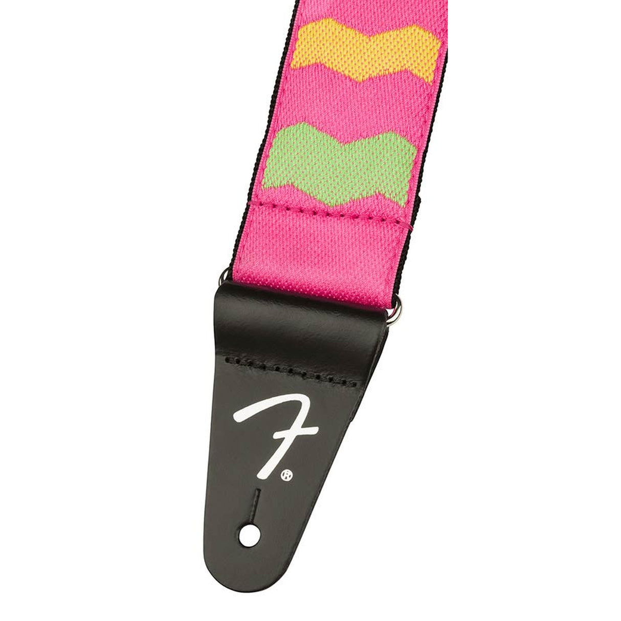 Fender 990623070 geweven gitaarband neon roze