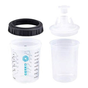 Gerko GPS125/180 Gesloten PPS Verfsysteem – 180 ml, 50 Stuks met 125µm Zeef