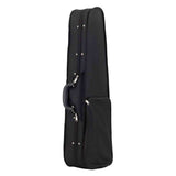 Leonardo VC-1444S-BK Student Series houten vioolkoffer 4/4 shaped zwart