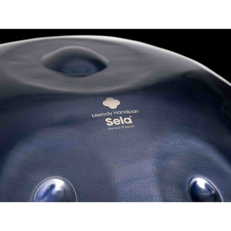 Sela SE 220 Nitrided Steel Handpan D Kurd 440 Hz donkerblauw met gevoerde draagtas