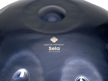 Sela SE 221 Nitrided Steel Handpan D Amara 440 Hz donkergrijs met gevoerde draagtas