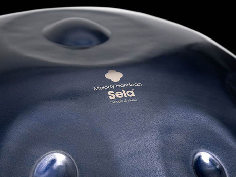 Sela SE 221 Nitrided Steel Handpan D Amara 440 Hz donkergrijs met gevoerde draagtas