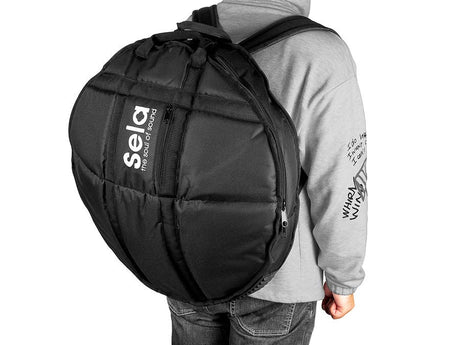 Sela SE 221 Nitrided Steel Handpan D Amara 440 Hz donkergrijs met gevoerde draagtas
