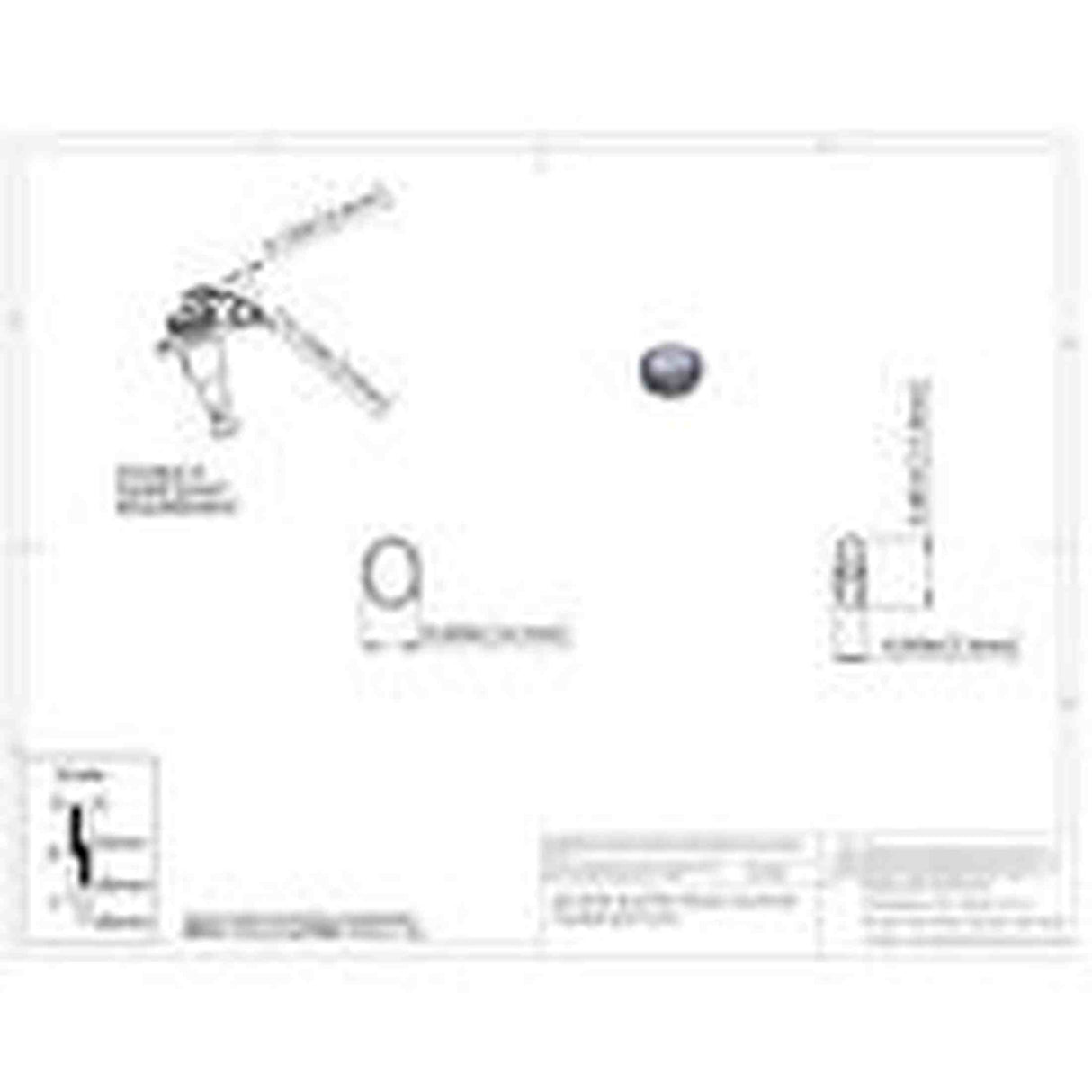 Hipshot HS6B1BTRG Butter Bean Stemknop voor Gitaarmechaniek Gold, per stuk