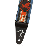 Fender 990639107 Logo gitaarband, blauw/rood, 2"