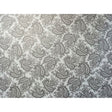 Luthitec RF3546 Zwarte Paisley Gitaarbody Decal met Zilveren Achterkant, 690x480mm