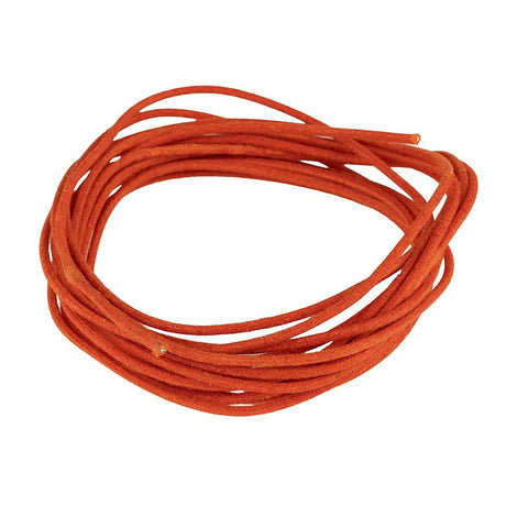 Boston PBW10/OR USA made Gavitt waxed cotton braided push back wire, orange, 10 feet