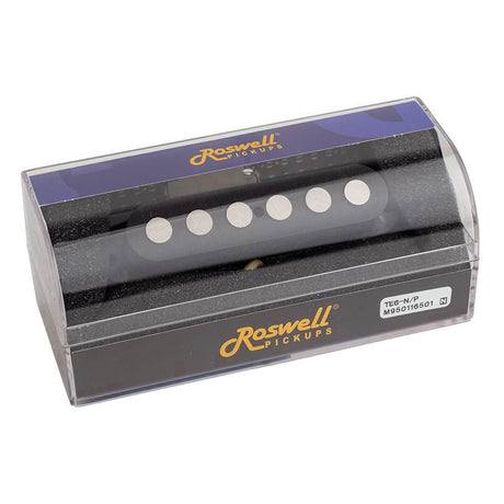 Roswell RP-TE6N quarter pound enkele spoel TE pickup, grote Alnico 5 staven, hals, zwart