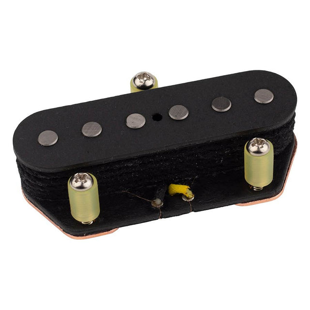 Roswell RP-TEKB gestapelde dual coil TE pickup, Alnico 5 staven, brug, zwart