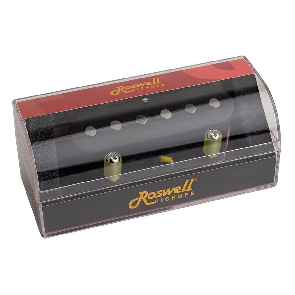 Roswell RP-TEKB gestapelde dual coil TE pickup, Alnico 5 staven, brug, zwart