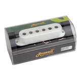 Roswell RP-STK50WH gestapelde enkele spoel ST pickup, Alnico 5 staven, alle posities, wit