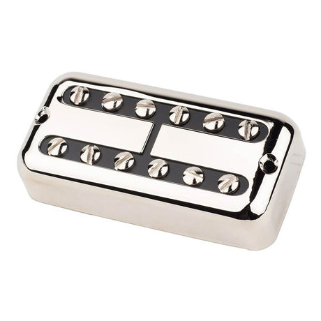 Roswell RP-FLTNNI vintage Filtertron stijl humbucker pickup, universele montage met schroeven, Alnico 2 balken, hals, nikkel