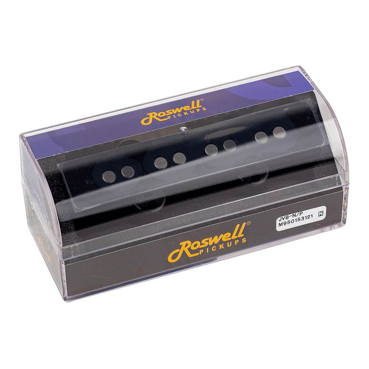 Roswell RP-JV8N vintage J-bass pickup plain enamel draad Alnico 5 staven hals zwart