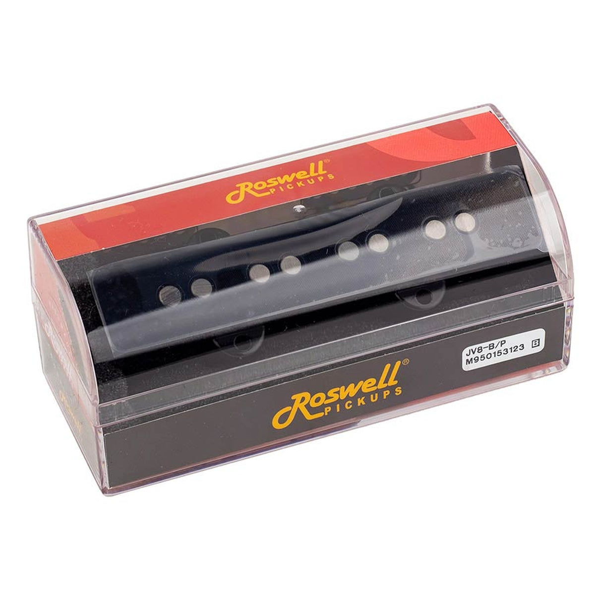 Roswell RP-JV8B vintage J-bass pickup plain enamel draad Alnico 5 staven brug zwart