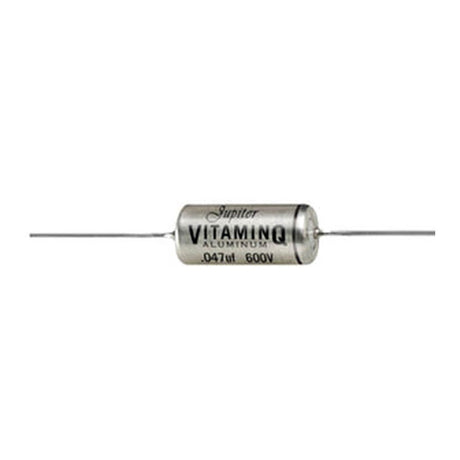 Jupiter JVQ047600 VitaminQ-AL capacitor 0.047uf 600VDC, aluminum foil paper-in-oil, made in USA