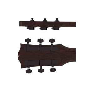 Hipshot HS6K2EN0B Gitaar tuner upgrade kit, 3 + 3 classic, closed zwart