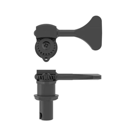 Hipshot HS0655KB HB6 1/2" licensed Ultralite bass tuning machine, black, Y key