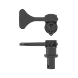 Hipshot HS0655KBT HB6 1/2" licensed Ultralite bass tuning machine, black, Y key, treble side