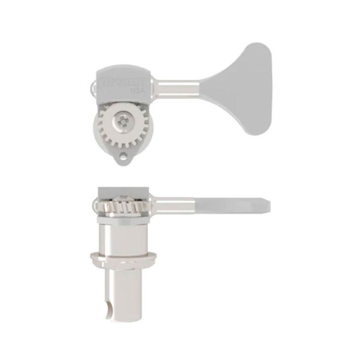 Hipshot HS0655KC HB6 1/2" licensed Ultralite bass tuning machine, chrome, Y key