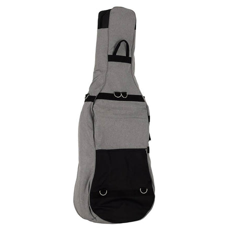 Boston CT-144-GR cello bag 4/4, light grey, 19 mm. padded, 2 straps, various pockets