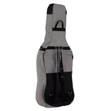 Boston CT-134-GR cello bag 3/4, light grey, 19 mm. padded, 2 straps, various pockets