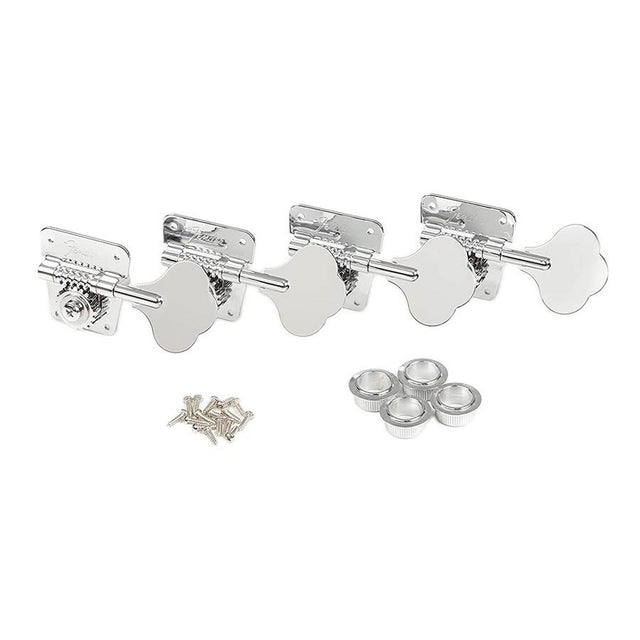 Fender 76568049 Pure Vintage bass machine heads, 70's, nickel/chrome, set of 4