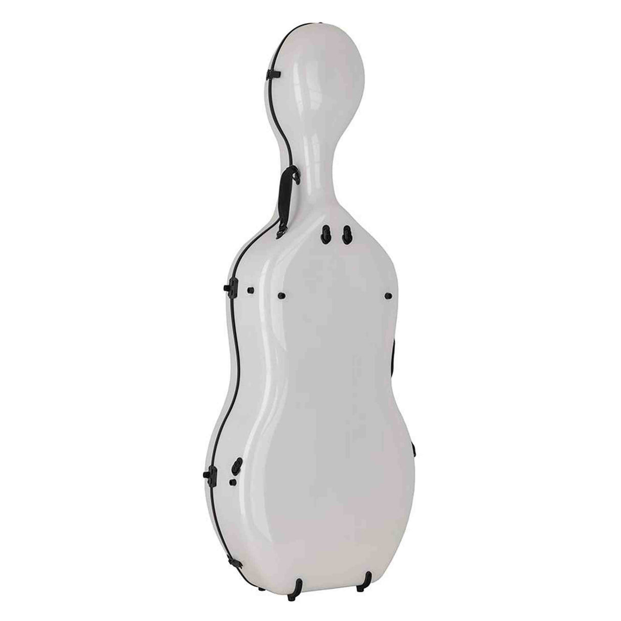 Leonardo CC-844-WH Pro Series cellokoffer 4/4 full carbon wit 3,8 kg