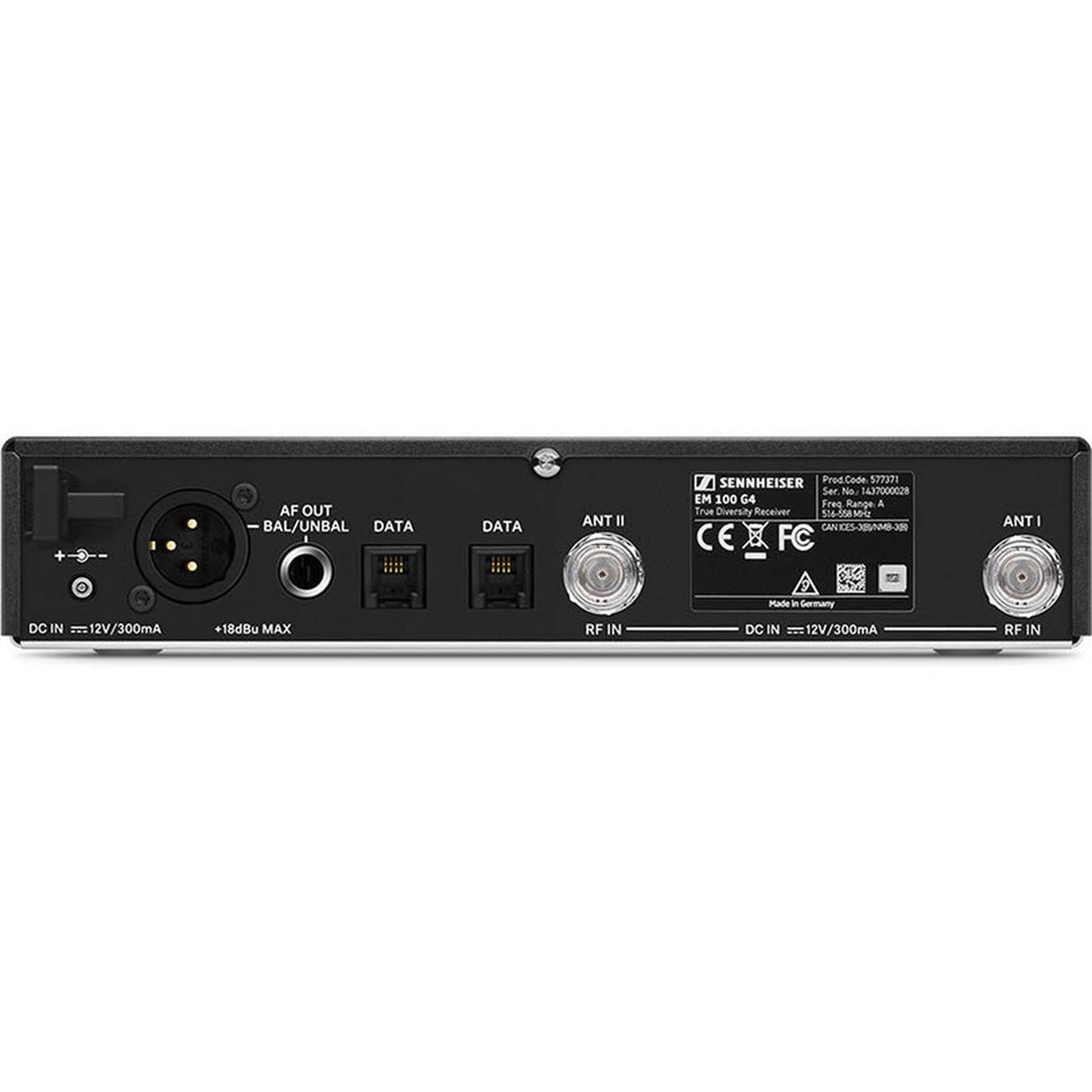 Sennheiser EM100 EW G4 Rackmount true diversity ontvanger