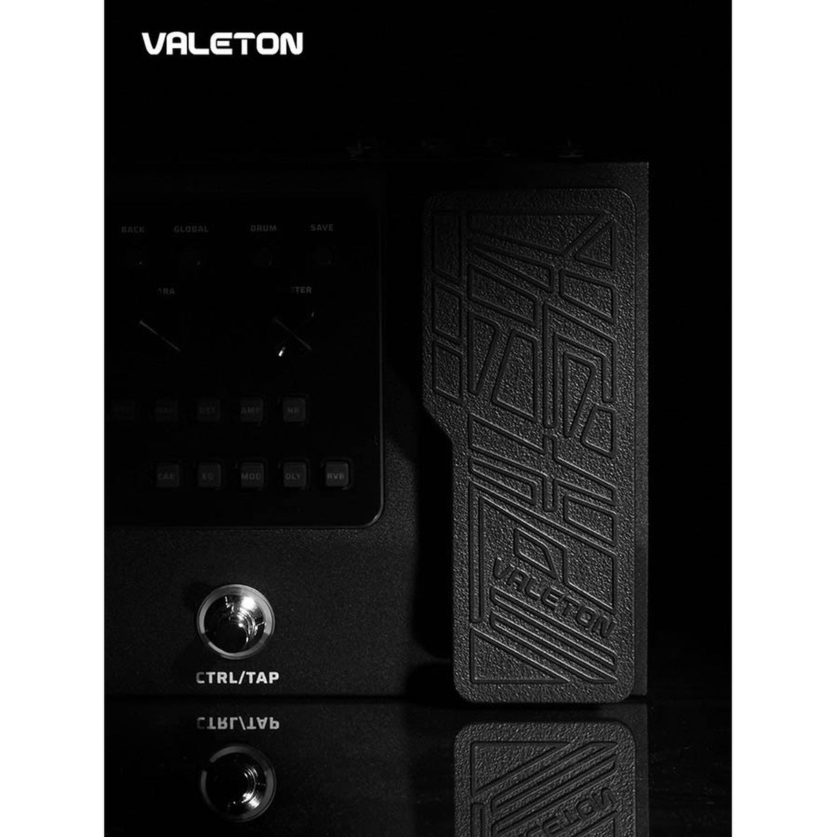 Valeton GP-200JR Multi effecten pedaal multi-effects processor with IR + amp/cab simulation + effects + looper + audio interface