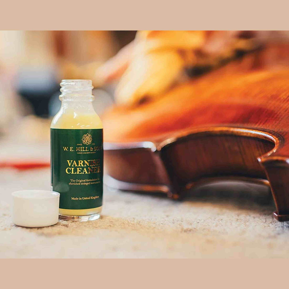 W.E. Hill & Sons HCL-1785 – reinigingsvloeistof voor traditionele vernis 25 ml