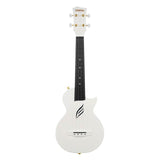 Cascha HH 2286 Witte Carbon Fiber concert ukulele met softcase