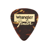 Fender 1980351040 Wrangler picks, 351 vorm, schildpad, 8-pack