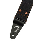 Fender 990638005 Wrangler geklonken denim band, zwart