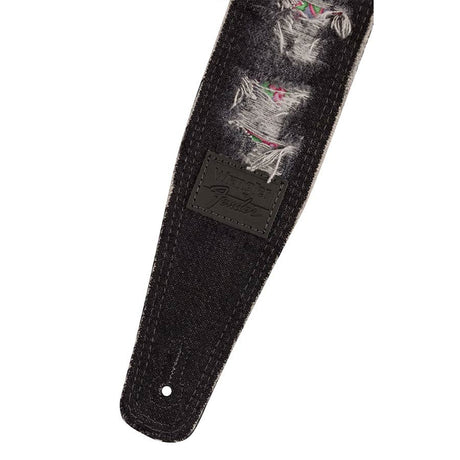 Fender 990638012 Wrangler gescheurde denim band, zwart