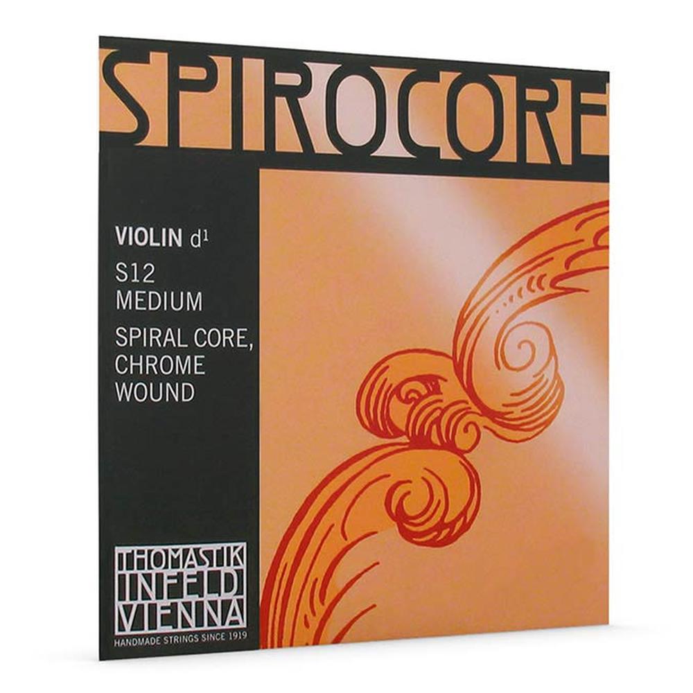 Thomastik Infeld TH-S-12 violin string D-3 4/4 medium, spiral core, chrome wound