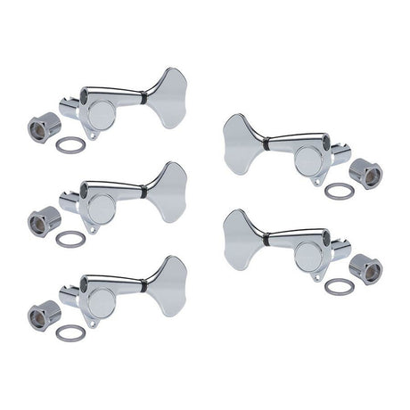 Gotoh GB-707-5CL3 machine heads for bass guitar, 5-string, 3x left+2x right, chrome