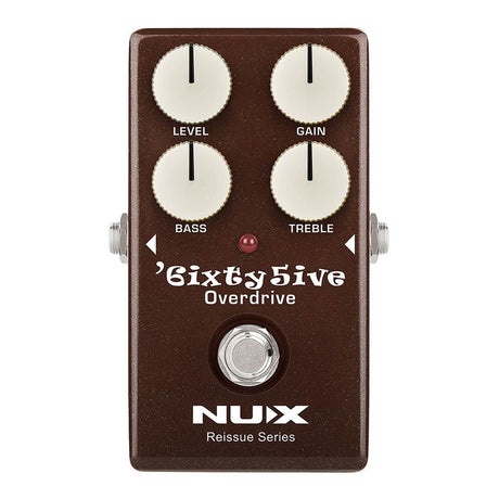 NUX 65O-10 analoge effect pedaal true bypass 6IXTY 5IVE OVERDRIVE