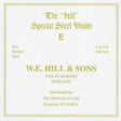 W.E. Hill & Sons H-4410MB violin string E-1 medium, ball end