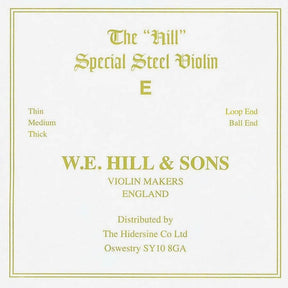 W.E. Hill & Sons H-4410WL violin string E-1 light, loop end