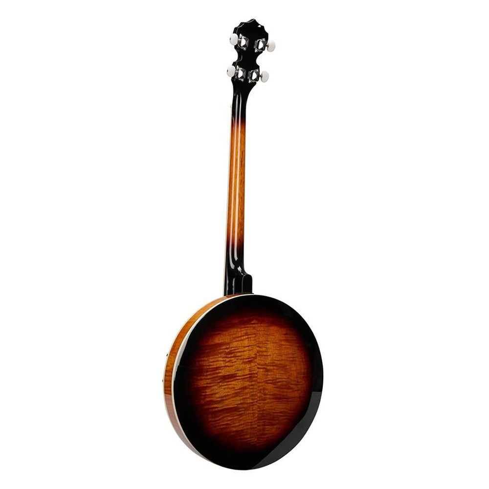 SX BJ454VS 4-snarige banjo sunburst met tas