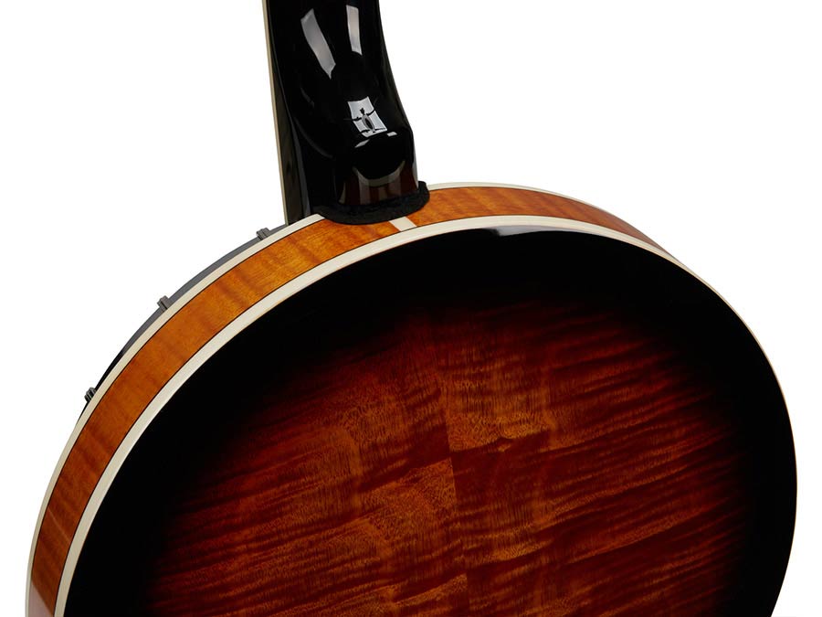 SX BJ455VS 5-snarige banjo sunburst met tas