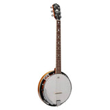 SX BJ406 6-snarige banjo met tas