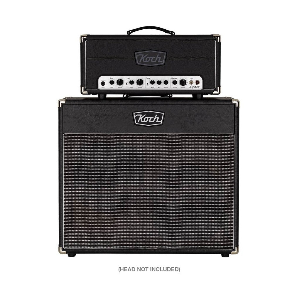 Koch KSC212OB/BS120 Speaker Cabinet – 2x12" 120W Open Back Gitaarcabinet met Zilver Speakerdoek
