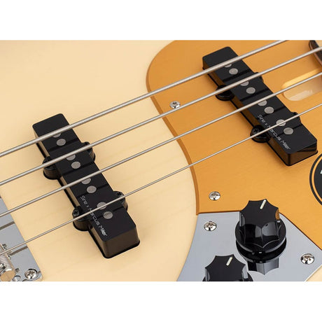 Sire V5.24 A4/VWH Marcus Miller 24-fret Passieve 4-snarige Basgitaar Vintage White