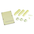 Allparts PG0549024 Accessoirekit voor Strat - Mintgroen 3-laags Backplate