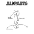Allparts EP4143000 wiring kit voor Gibson Les Paul® SG Jr