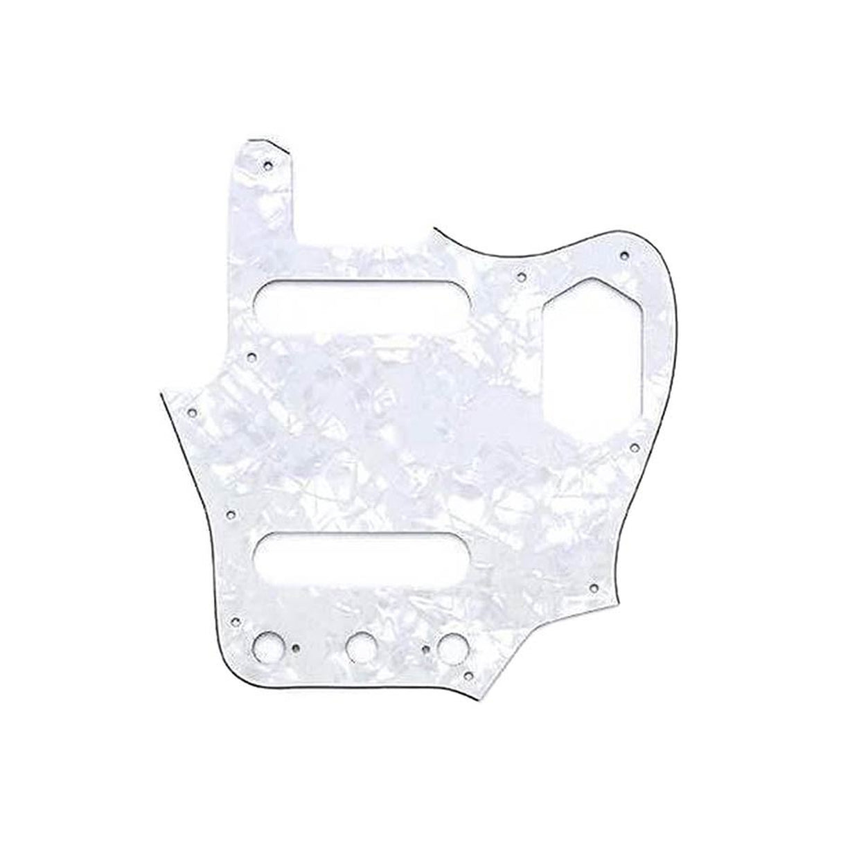 Allparts PG0580055 pickguard for Jaguar, white pearloid