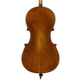 Rudolph RC-1534-A cello 3/4, volledig massief, olie lak met lichtbruine antieke afwerking, Europees hout