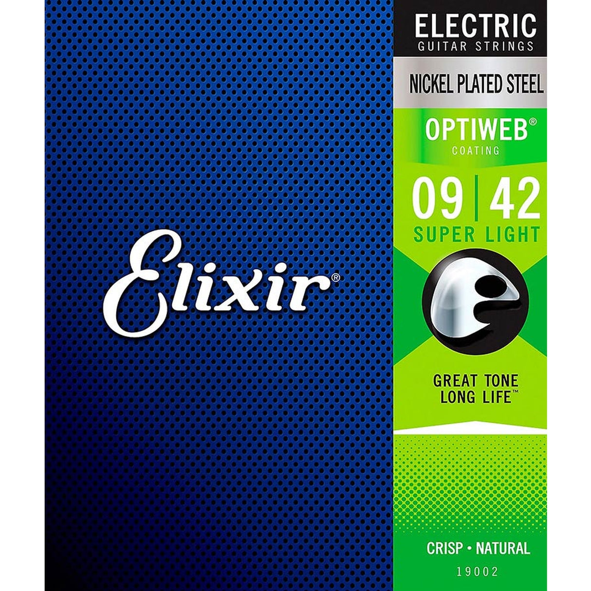 Elixir EL-19002 snaren set elektrisch coated, extra light, 009-011-016-024-032-042